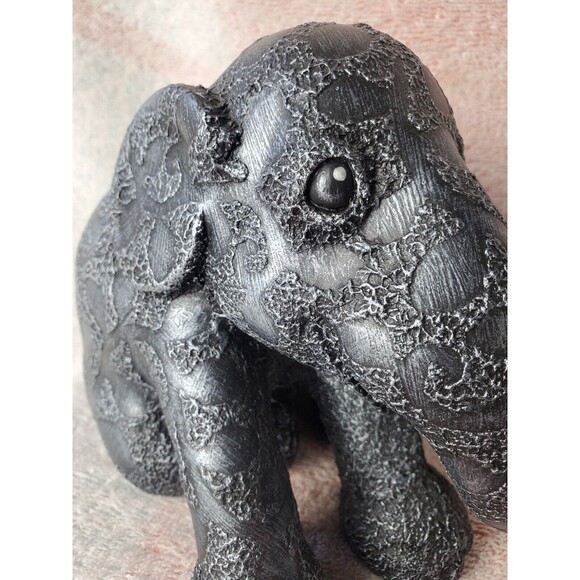 Elephant Parade Silver Clover Limited Edition Original 2016 Resin Figure 7"x6" - Picture 6 of 16